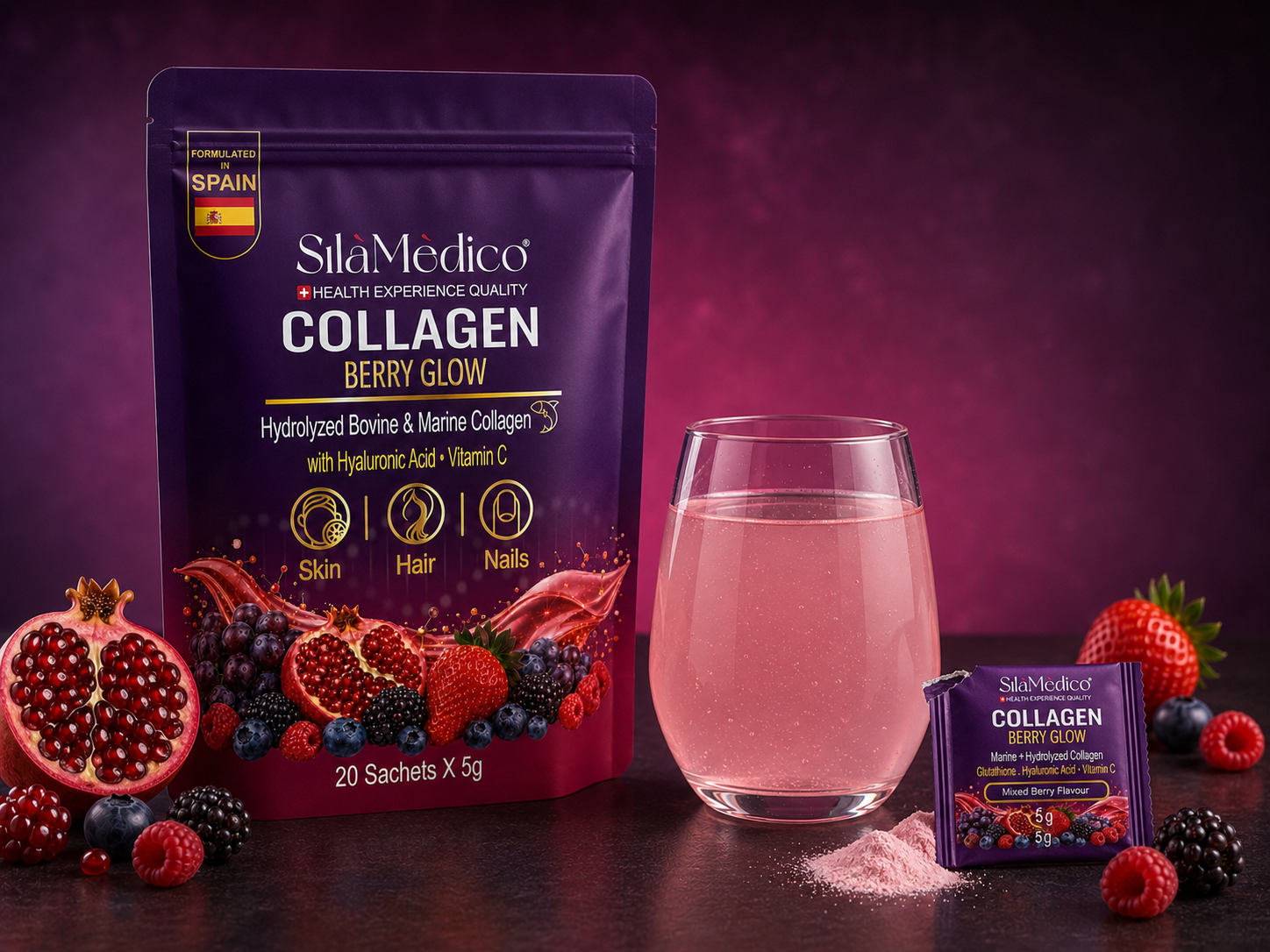 Collagen Berry Glow drink ritual
